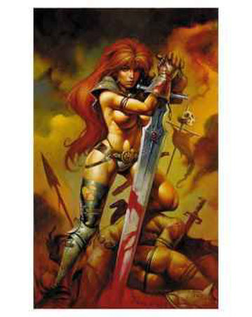 Red Stacy by Alex Horley Pricing Limited Edition Print image