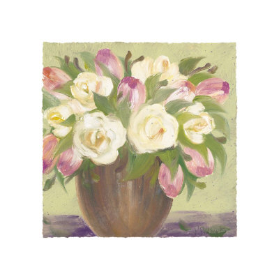 Roses And Pink Tulips by Patricia Roberts Pricing Limited Edition Print image