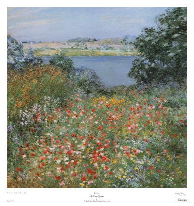 Poppy Garden by Willard Leroy Metcalf Pricing Limited Edition Print image