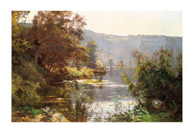 By The River by Marie Victor Isenbart Pricing Limited Edition Print image