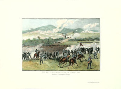 Battle Of Allatoona by Alfred Rudolf Waud Pricing Limited Edition Print image