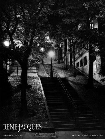 Escalier A Montmartre Ii, 1950 by Rene Jacques Pricing Limited Edition Print image