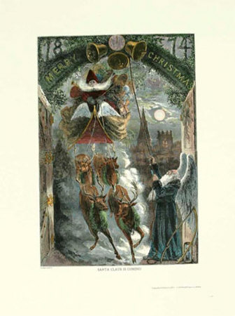 Santa Claus Is Coming by Thomas Worth Pricing Limited Edition Print image