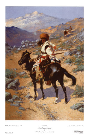 Indian Trapper by Frederic Sackrider Remington Pricing Limited Edition Print image
