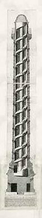 Trajans Tower, Cross Section by Alphonsus Ciaconnius Pricing Limited Edition Print image