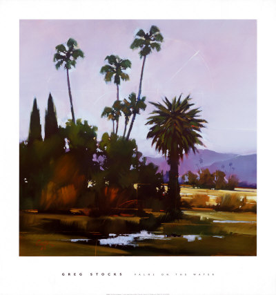 Palms On The Water by Greg Stocks Pricing Limited Edition Print image