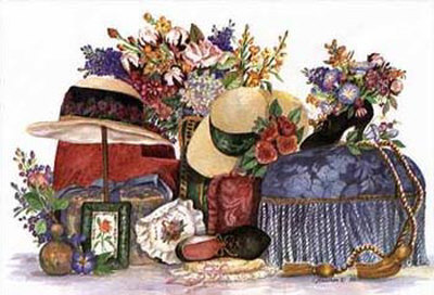 Hat Display 1 by Consuelo Gamboa Pricing Limited Edition Print image