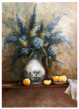 Blue Willow And Lemons by Lisa White Pricing Limited Edition Print image