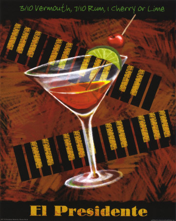 El Presidente Martini by Thomas Wood Pricing Limited Edition Print image