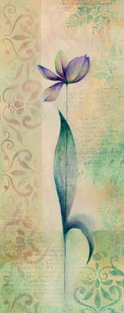 Stencil Iris Ii by Alexandra Burnett Pricing Limited Edition Print image