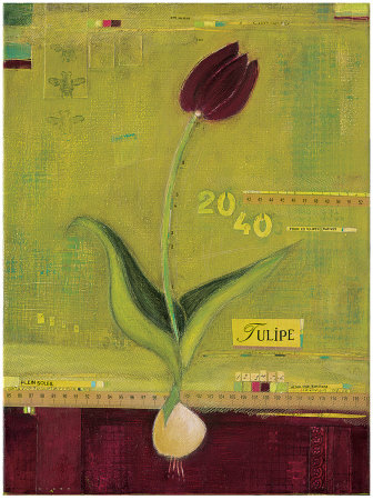 Tulip Whimsy by Sandrine Gayet Pricing Limited Edition Print image