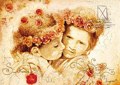 Sweethearts, Loving by Joadoor Pricing Limited Edition Print image