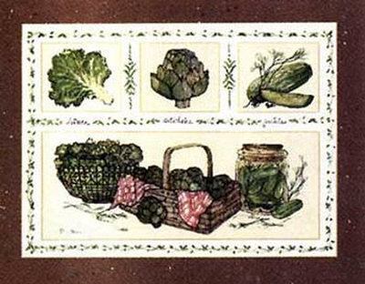 Vegetable Basket by Barbara Norris Pricing Limited Edition Print image