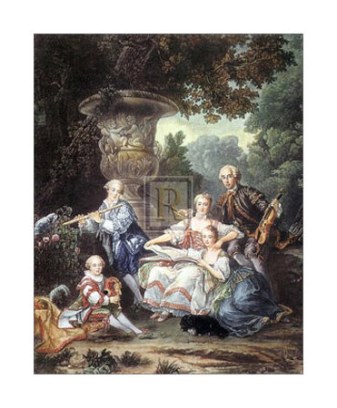 The Family Concert by Francois Hubert Drouais Pricing Limited Edition Print image