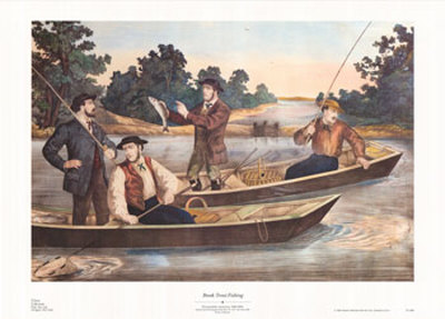Brook Trout Fishing by Thomas Kelly Pricing Limited Edition Print image