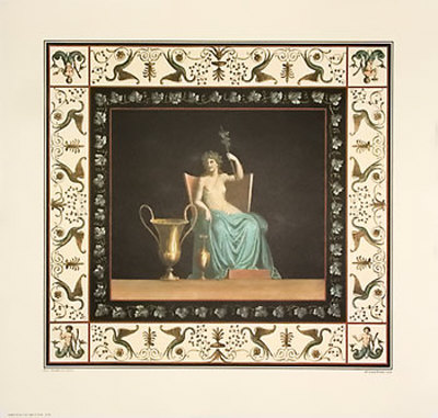 Roman Bath Mural Of Figure by Marco Carloni Pricing Limited Edition Print image