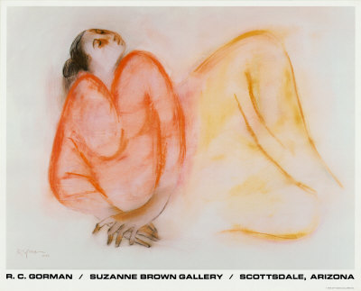 Reclining Woman by R. C. Gorman Pricing Limited Edition Print image