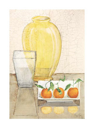 Orange Harmony I by Ina Van Toor Pricing Limited Edition Print image