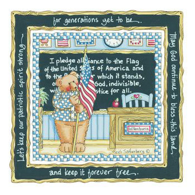 Flag Bear by Heidi Satterberg Pricing Limited Edition Print image