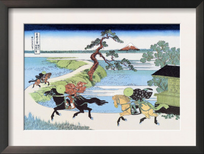 View Of Mount Fuji From Horseback by Katsushika Hokusai Pricing Limited Edition Print image