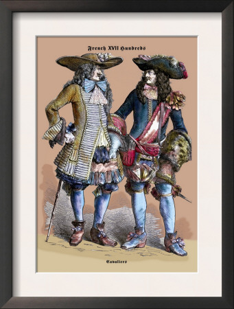 French Cavaliers, 18Th Century by Richard Brown Pricing Limited Edition Print image