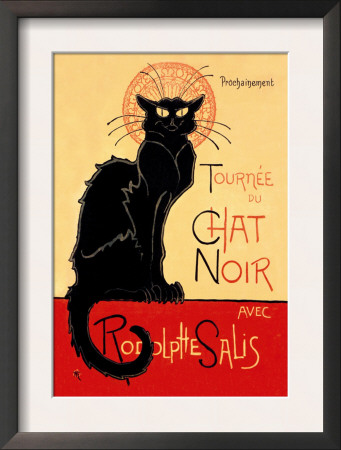 Tournee Du Chat Noir Avec Rodolptte Salis by Théophile Alexandre Steinlen Pricing Limited Edition Print image