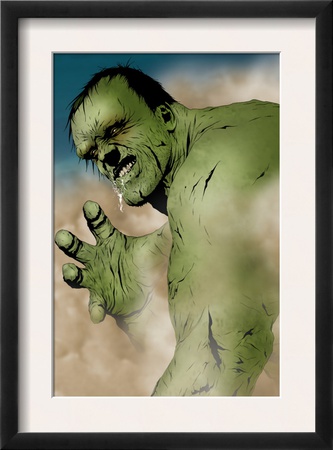 Hulk & Thing: Hard Knocks #1 Headshot: Hulk Charging by Jae Lee Pricing Limited Edition Print image