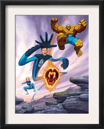 Ultimate Fantastic Four #6 Cover: Thing by Dale Keown Pricing Limited Edition Print image