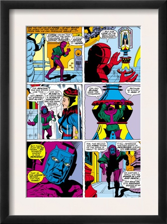 Giant-Size Avengers/Invaders #1 Headshot: Kang by Sal Buscema Pricing Limited Edition Print image