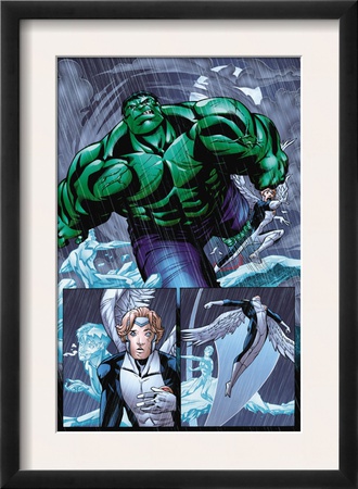 Hulk Team-Up #1 Group: Hulk, Angel And Iceman by Sanford Greene Pricing Limited Edition Print image