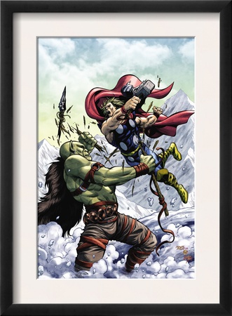 Marvel Adventures Super Heroes #11 Cover: Thor by Tom Grummett Pricing Limited Edition Print image