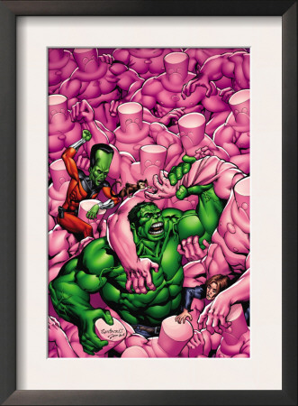 Marvel Adventures Hulk #15 Cover: Hulk And Leader by Juan Santacruz Pricing Limited Edition Print image