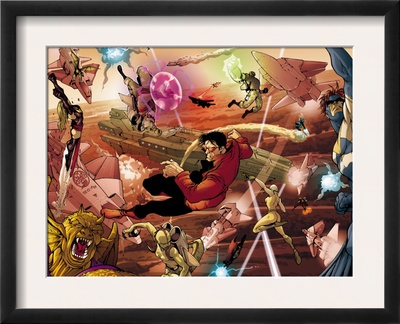 Avengers: The Initiative #2 Group: Ms. Marvel by Stefano Caselli Pricing Limited Edition Print image
