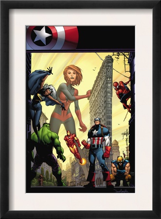 Marvel Adventures The Avengers #29 Cover: Captain Marvel by Sean Murphy Pricing Limited Edition Print image