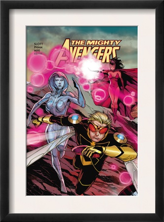 The Mighty Avengers #21 Cover: Wasp, Jocasta And Scarlet Witch by Khoi Pham Pricing Limited Edition Print image