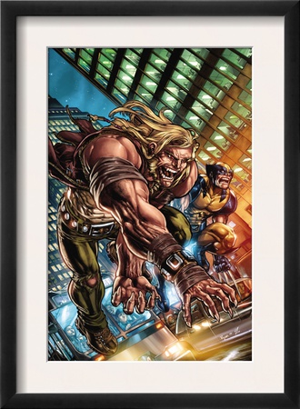Weapon X: First Class #1 Cover: Sabretooth And Wolverine by Michael Ryan Pricing Limited Edition Print image