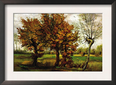 Autumn Landscape With Four Trees by Vincent Van Gogh Pricing Limited Edition Print image