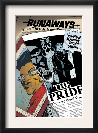 Runaways #14 Cover: Wilder And Alex by Adrian Alphona Pricing Limited Edition Print image
