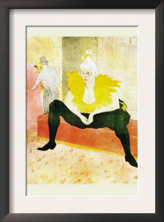 Sitting Clown by Henri De Toulouse-Lautrec Pricing Limited Edition Print image