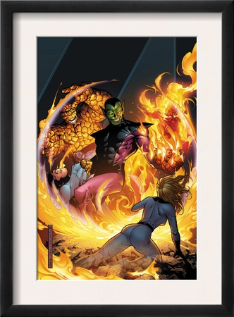 Fantastic Four Foes #3 Cover: Super Skrull by Jim Cheung Pricing Limited Edition Print image