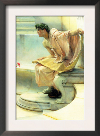 A Reading Of Homer, Detail by Sir Lawrence Alma-Tadema Pricing Limited Edition Print image