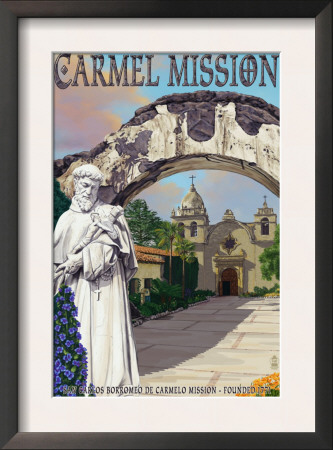 Carmel Mission, California, C.2009 by Lantern Press Pricing Limited Edition Print image
