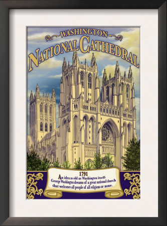 National Cathedral - Washington, Dc, C.2009 by Lantern Press Pricing Limited Edition Print image