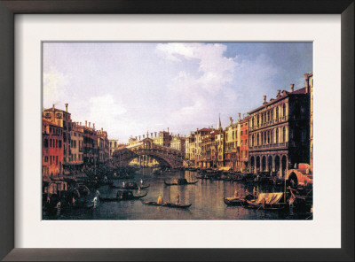 The Rialto Bridge by Canaletto Pricing Limited Edition Print image
