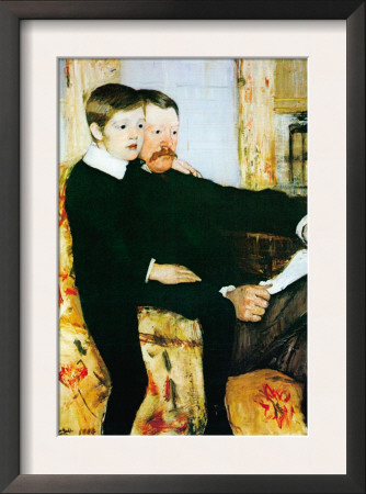 Alexander Cassatt And Robert Kelso Cassatt by Mary Cassatt Pricing Limited Edition Print image