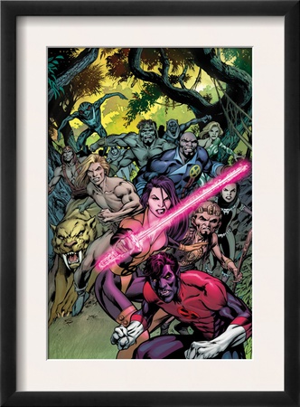 Uncanny X-Men #458 Cover: Psylocke And Nightcrawler by Alan Davis Pricing Limited Edition Print image