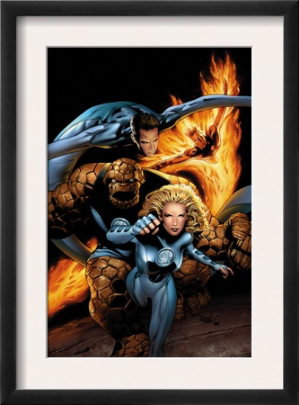 Ultimate Fantastic Four #21 Cover: Mr. Fantastic by Greg Land Pricing Limited Edition Print image