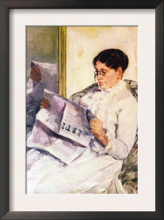 When Reading Of Figaro by Mary Cassatt Pricing Limited Edition Print image