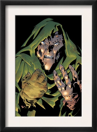 Fantastic Four: The Movie #1 Headshot: Dr. Doom by Dan Jurgens Pricing Limited Edition Print image