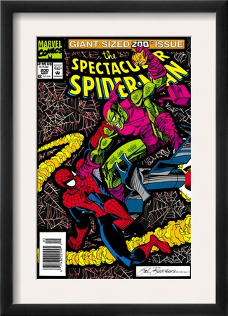 The Spectacular Spider-Man #200 Cover: Spider-Man And Green Goblin Smashing by Sal Buscema Pricing Limited Edition Print image
